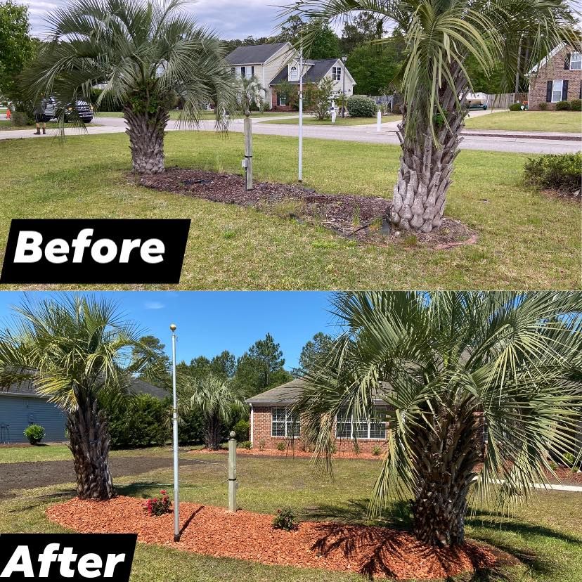 Mulch Installation for Greater Power Landscaping in Aynor, South Carolina