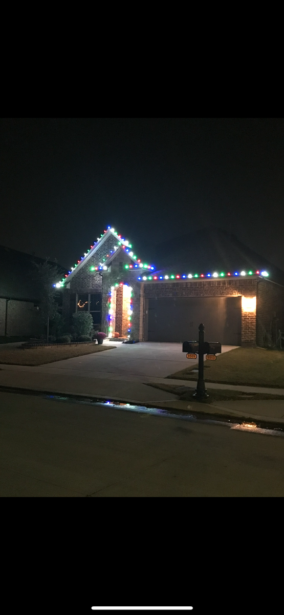 Christmas Lights for Landscape Legends in Roanoke, TX