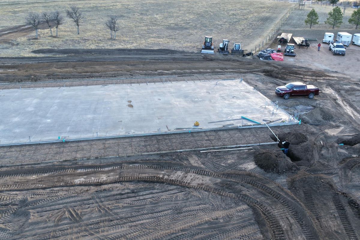 Stamped Concrete Installation for Dittus Construction in Loveland, CO