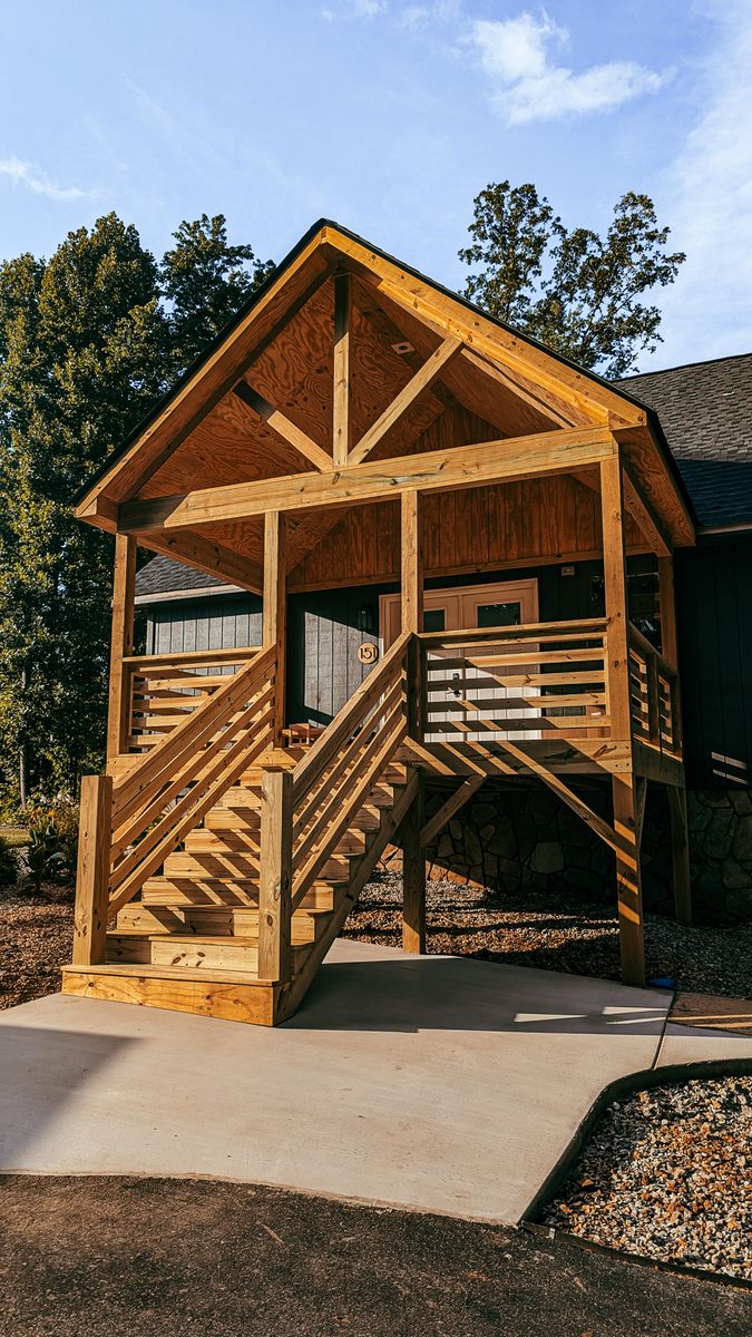 Covered Porches for BCM Carpentry in Morganton, NC