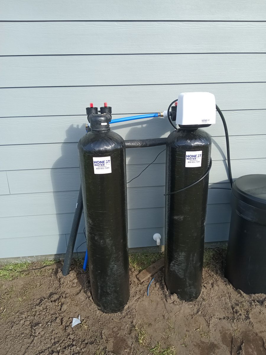 Water Softening System Installation for Honest Water of the Panhandle in Port St. Joe, FL