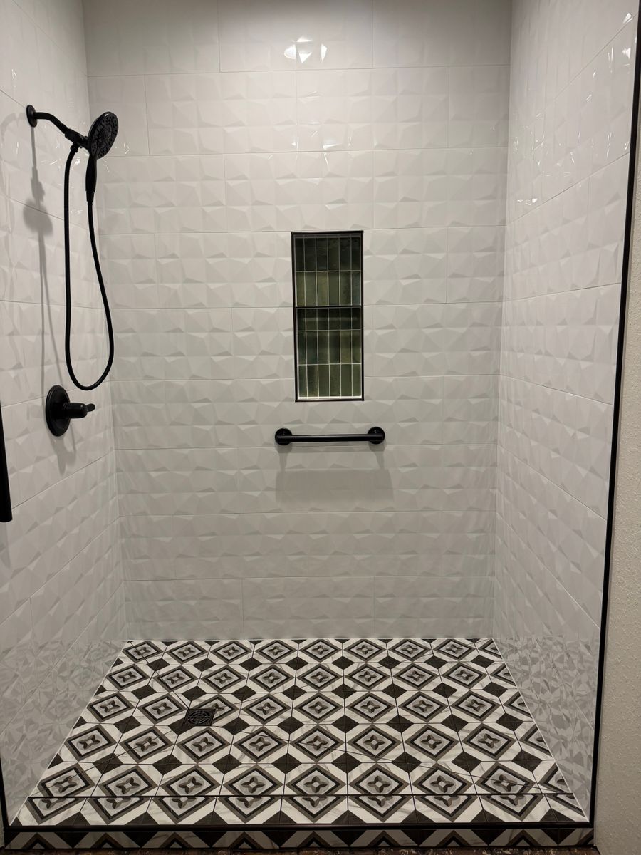 Bathroom Tiling for Dakota Tile & Stone in Belle Fourche, SD