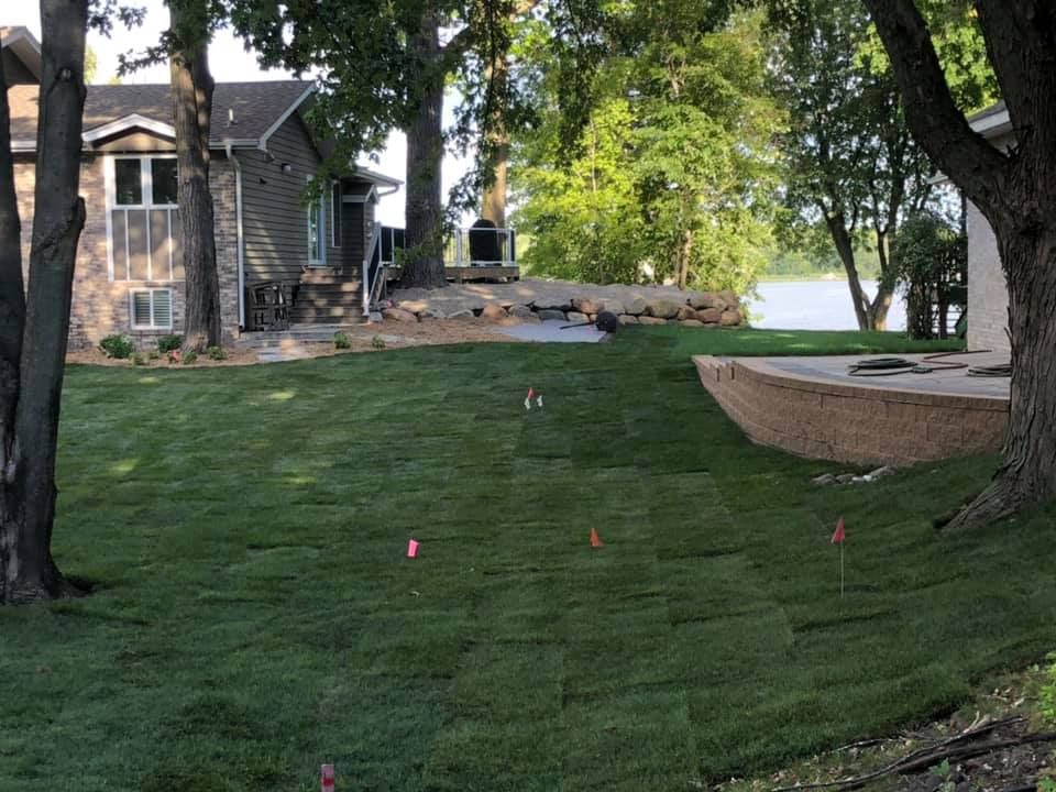 Shoreline Renovations for Titan Landscaping in Rosemount, MN