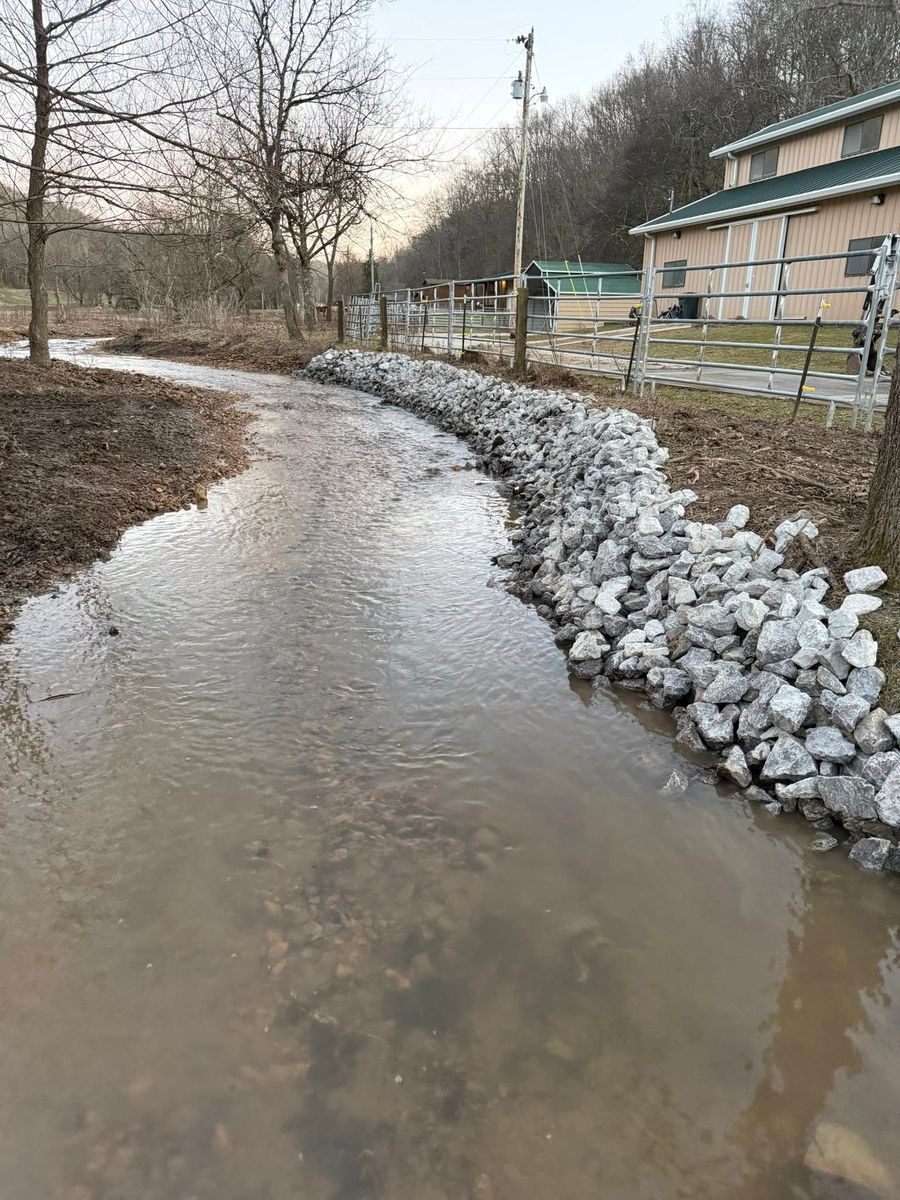 Drainage System Installation for Arnold’s Outdoor Solutions in Woodbury, TN
