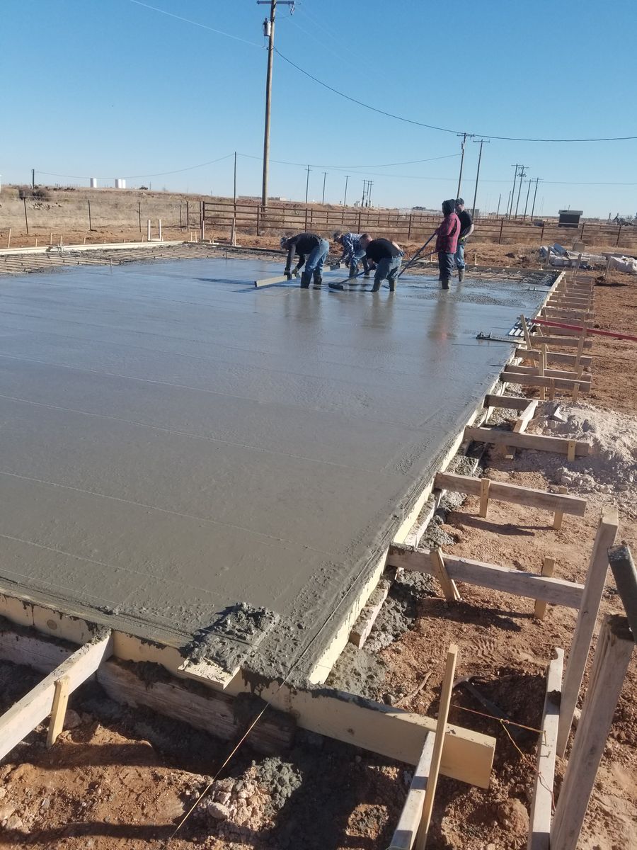 Framing for Shayne Prisk Construction in Midland, TX