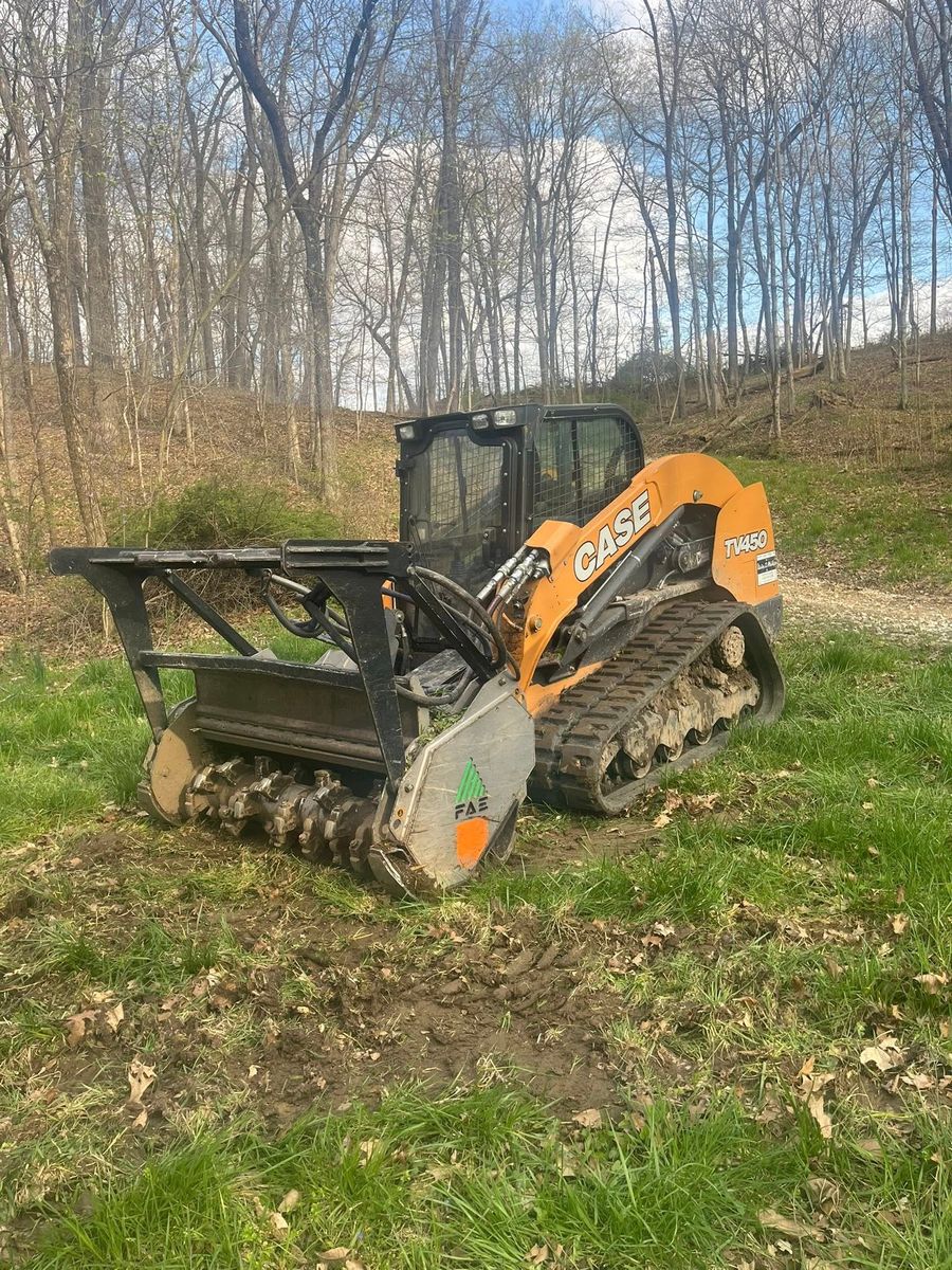 Forestry Mulching for KG Ground Development and Transportation in Newton, IL