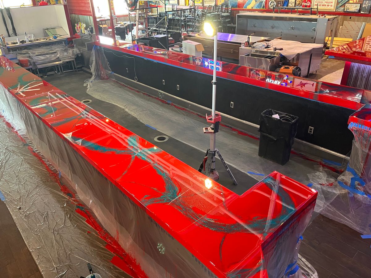 Epoxy Countertops for EverCoat Surface Solutions in Fort Worth, TX