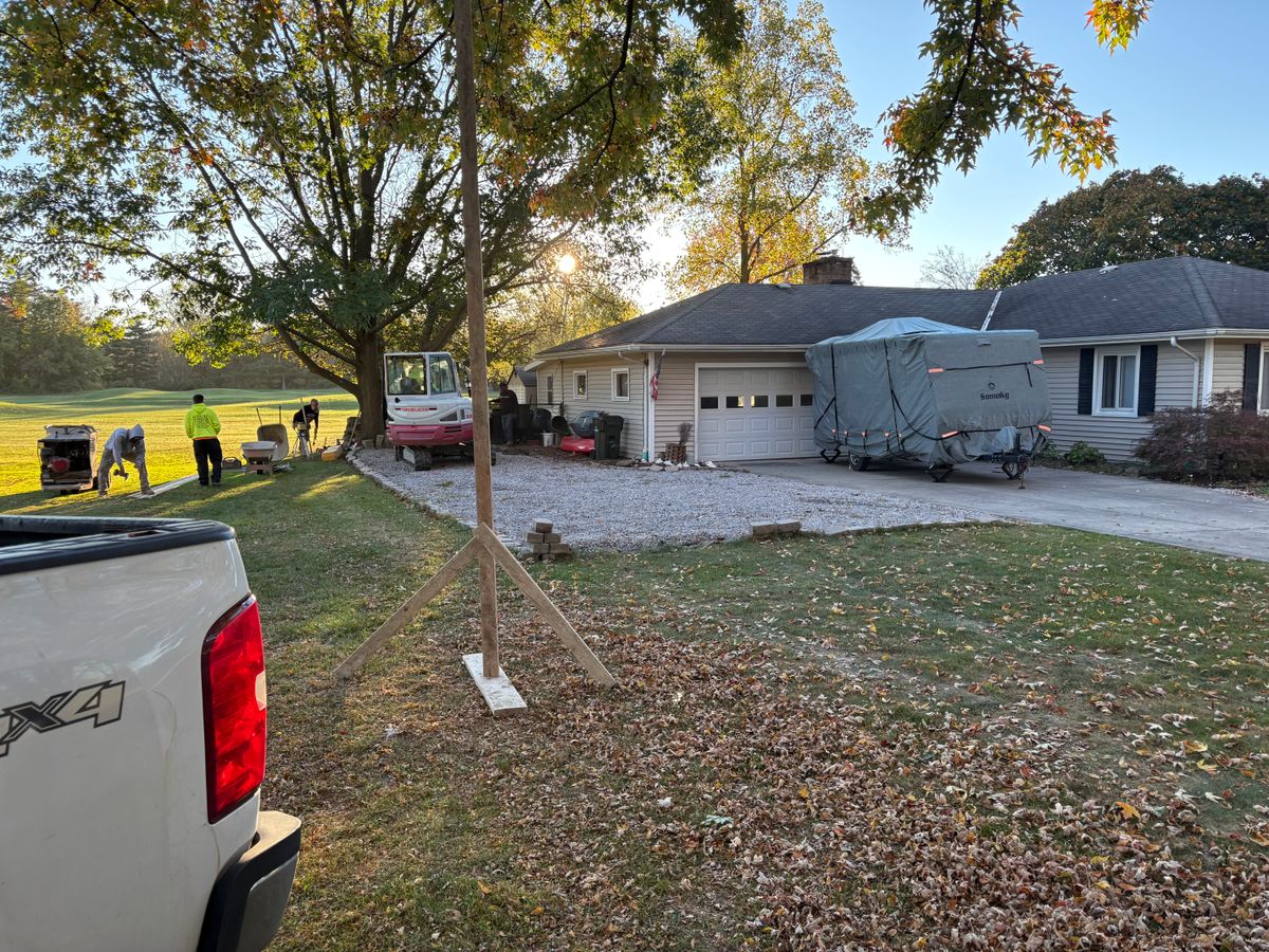Driveway tear out and replacement for Concrete Pros, LLC in Lorain, OH
