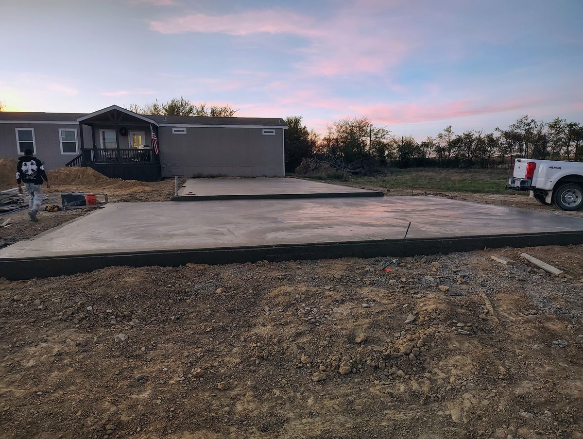 Concrete Slab Construction for Concrete Jungle in Dallas, TX