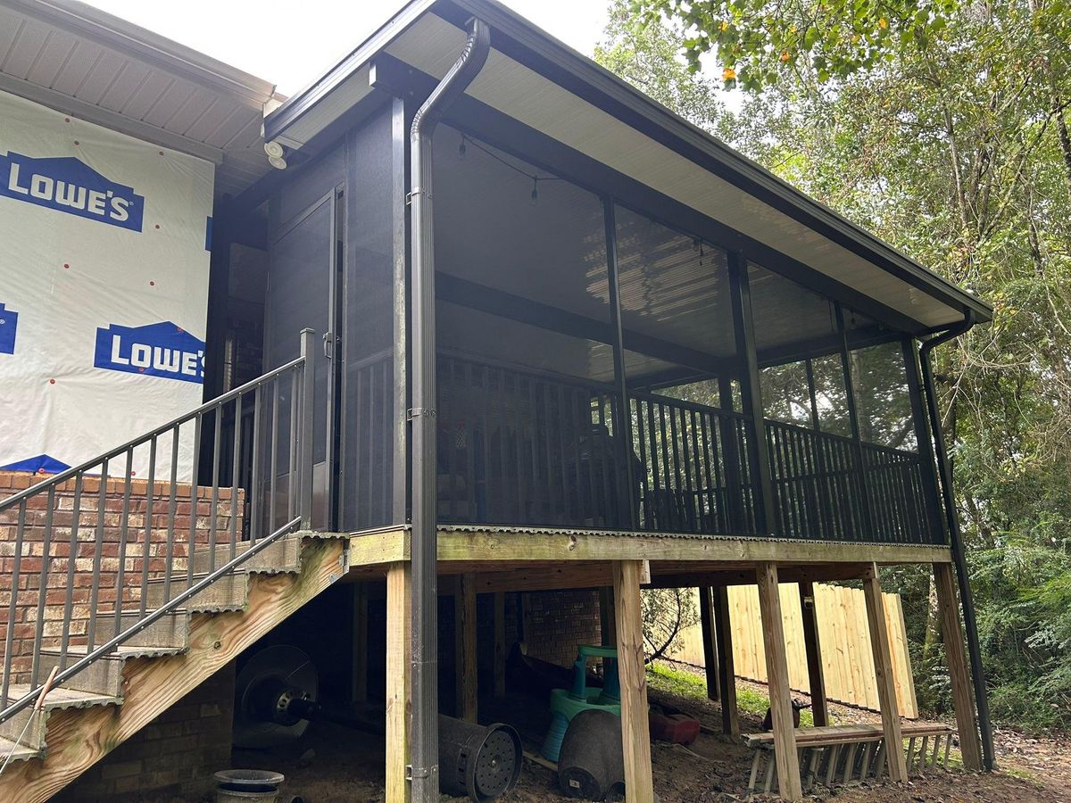 Screen Room Repairs for Precision Exterior Enterprises in Pensacola, FL