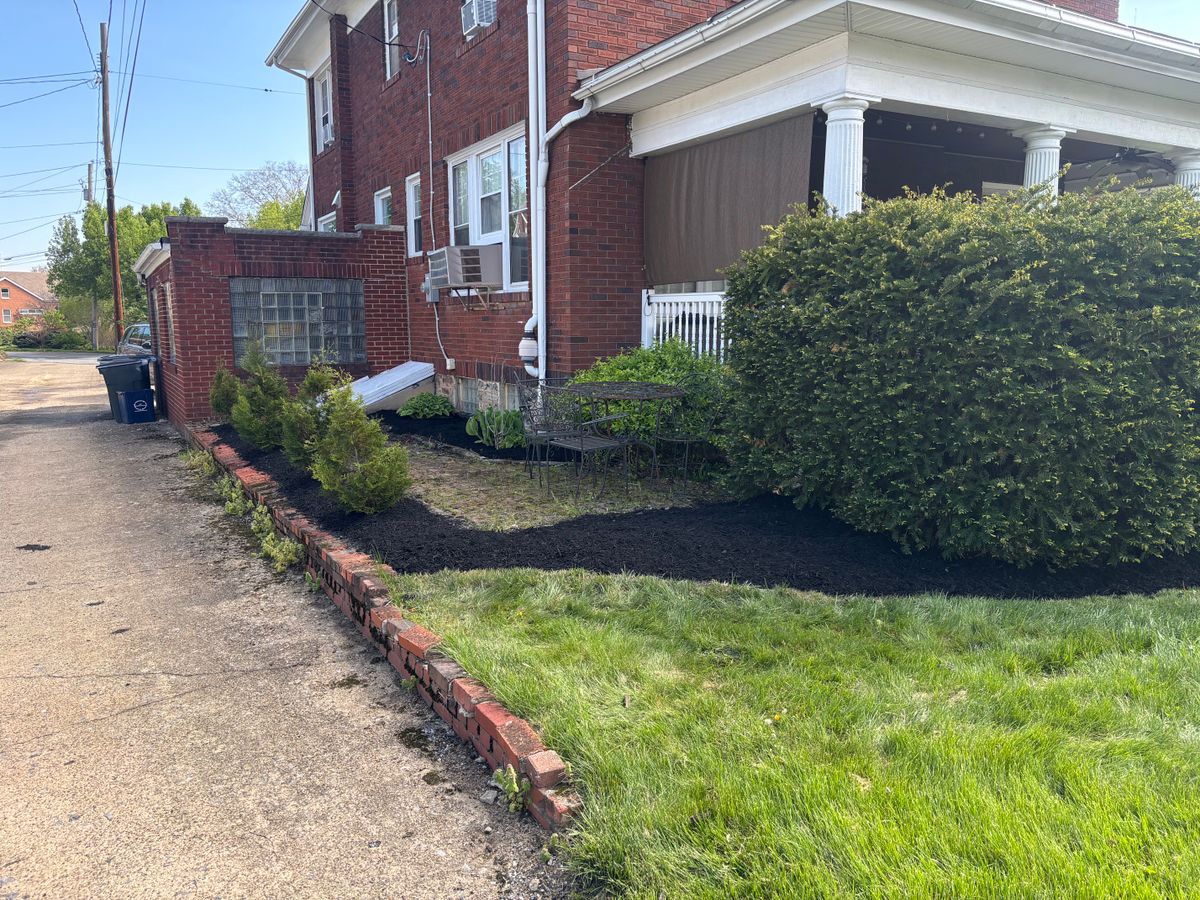 Mulch Installation for Bryant Property Solutions in Altoona, PA