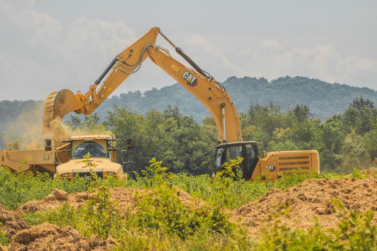 Land Grading for All Phase Development in Johnson City, TN