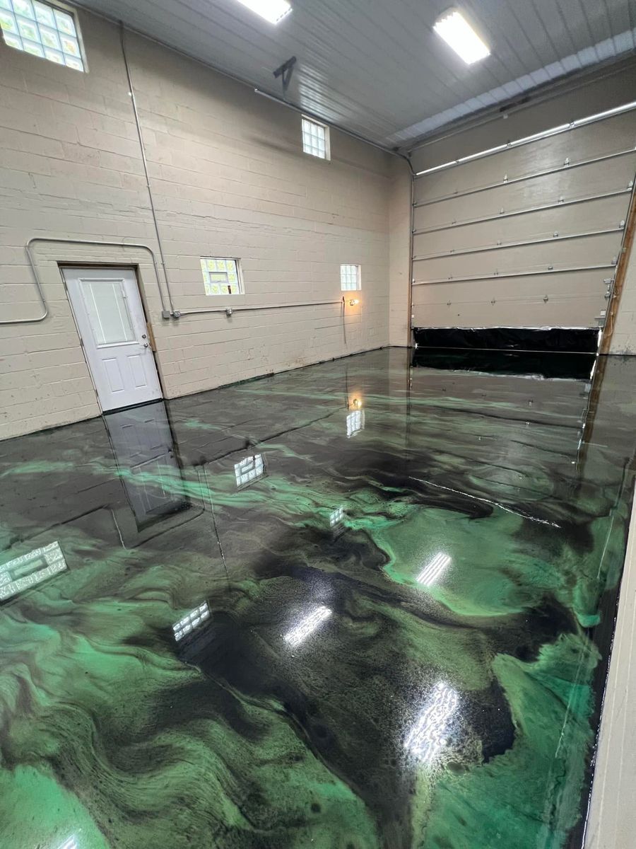 Epoxy Floor Coatings for Texas Curb N Borders in Houston, TX