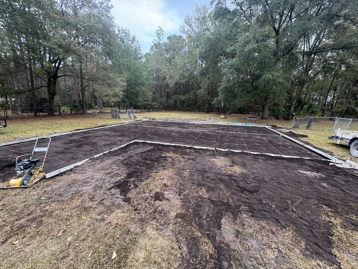 Patio Design & Installation for Cameron Enterprises in Live Oak, FL