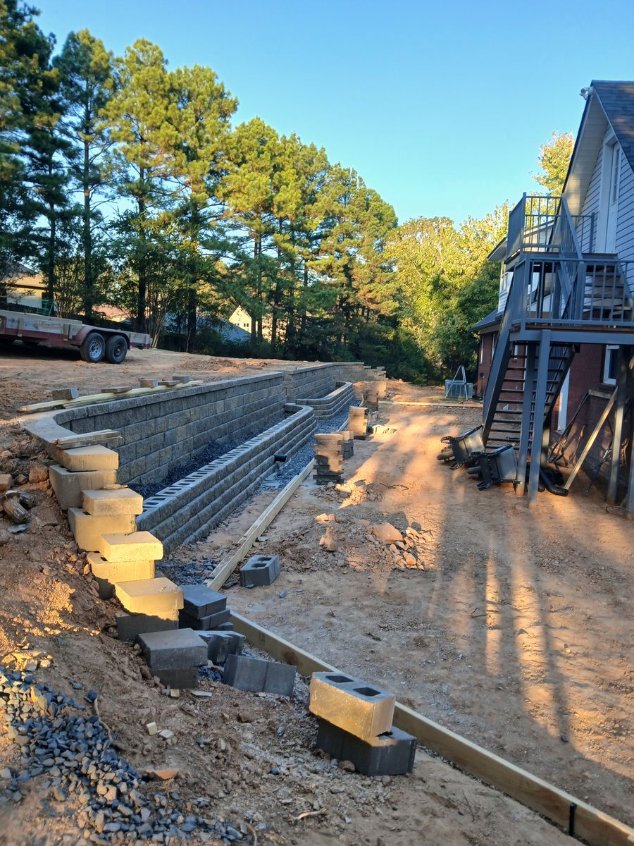 Patio Design & Construction for Mendoza landscaping and lawn care in England, AR