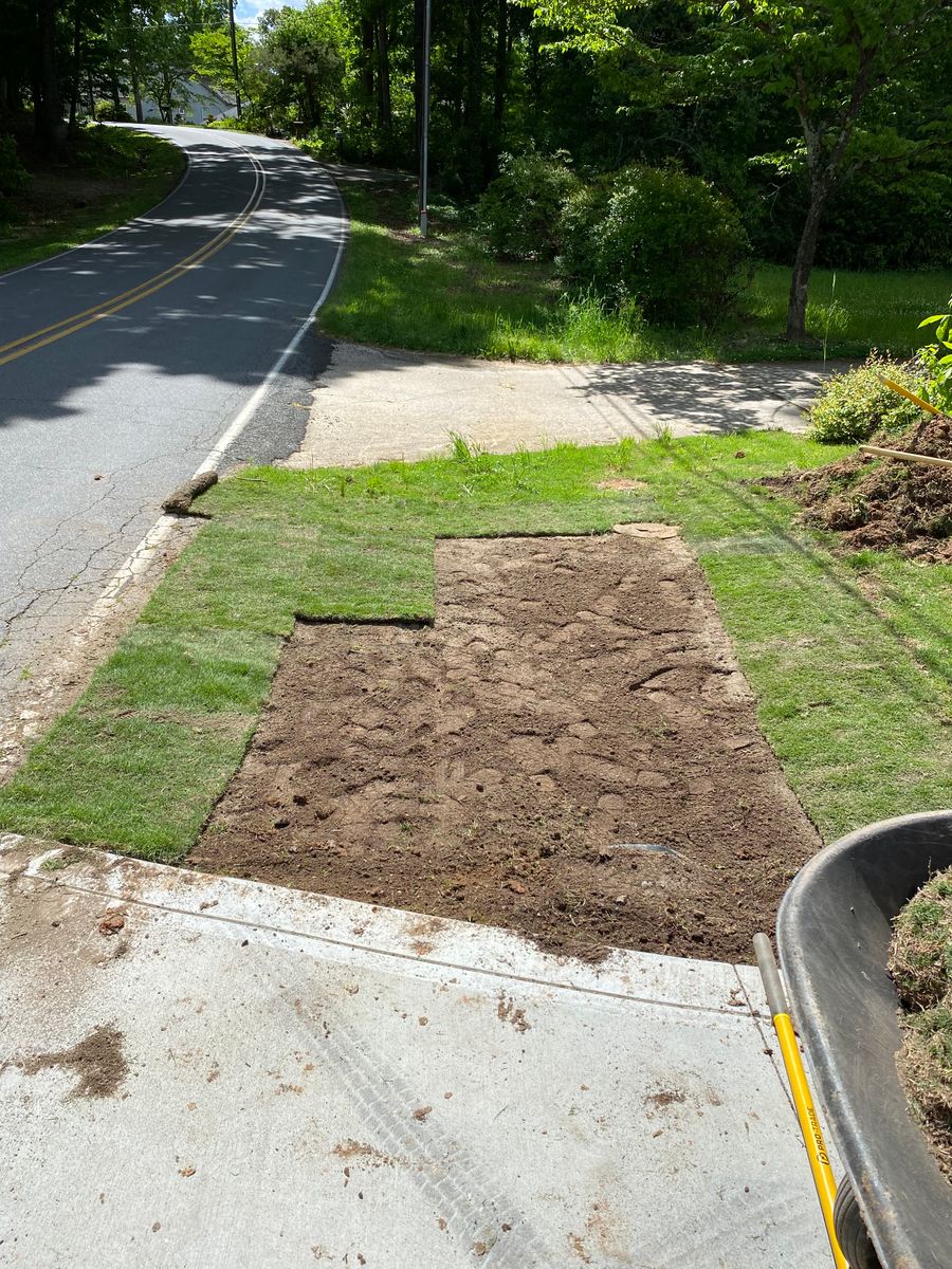 Sod Installation for Cisco Kid Landscaping Inc. in Lincolnton, NC