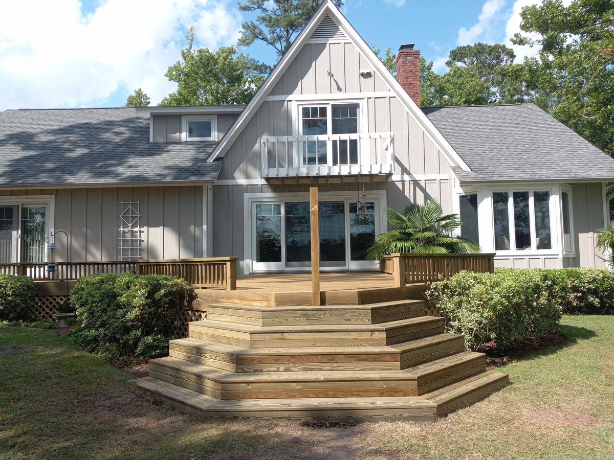 Deck and Patio Construction for MC2 Contracting Solutions in Wilmington, NC
