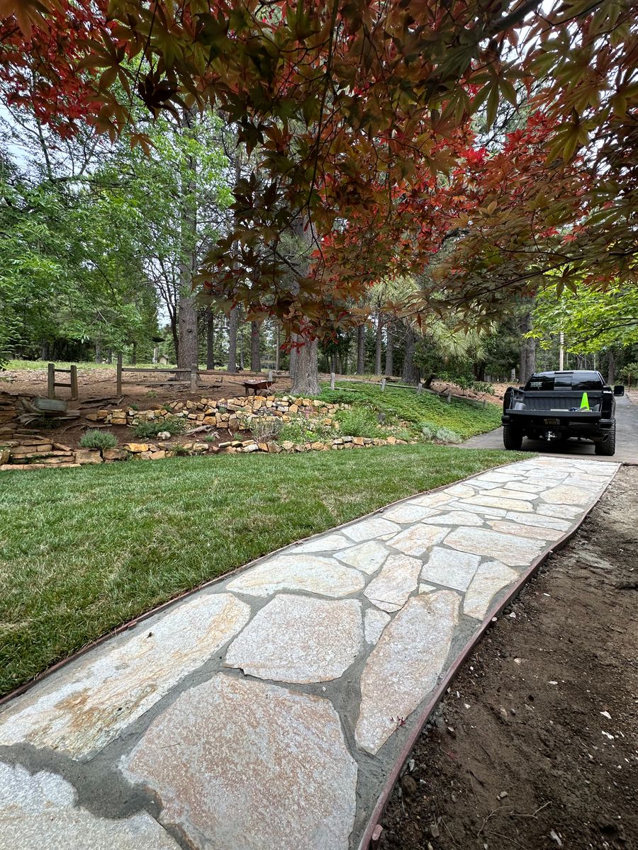 Paver installation for Diamond Landscape & Hardscape in Diamond Springs, CA