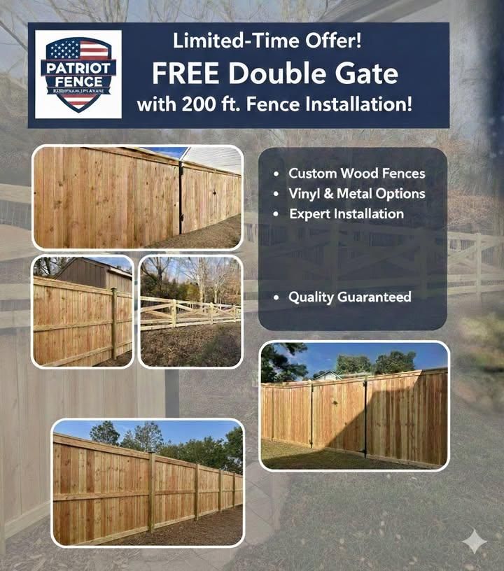 Fence Installation for Patriot Fence  in Oakland, TN