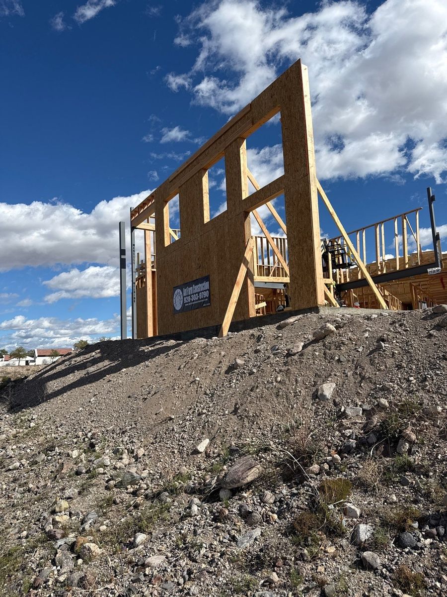 Framing for Ant Farm Construction in Kingman, AZ