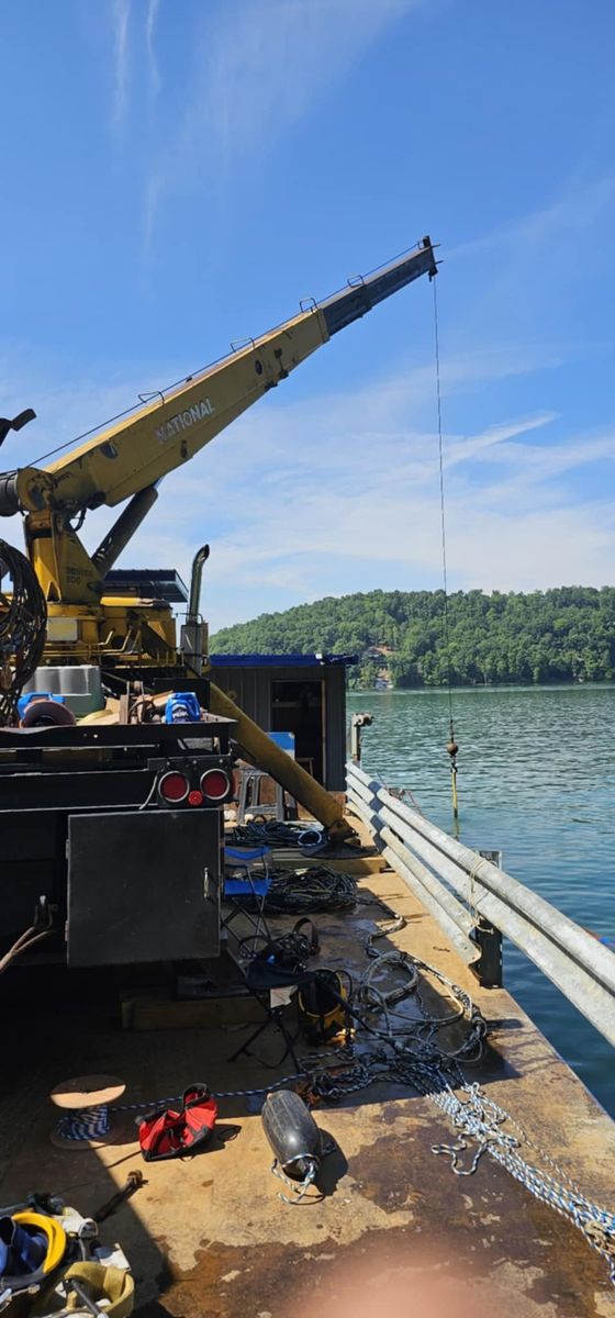 Shoreline Erosion Control for Restoration Shoreline Norris Lake Rip Rap in Norris Lake, TN