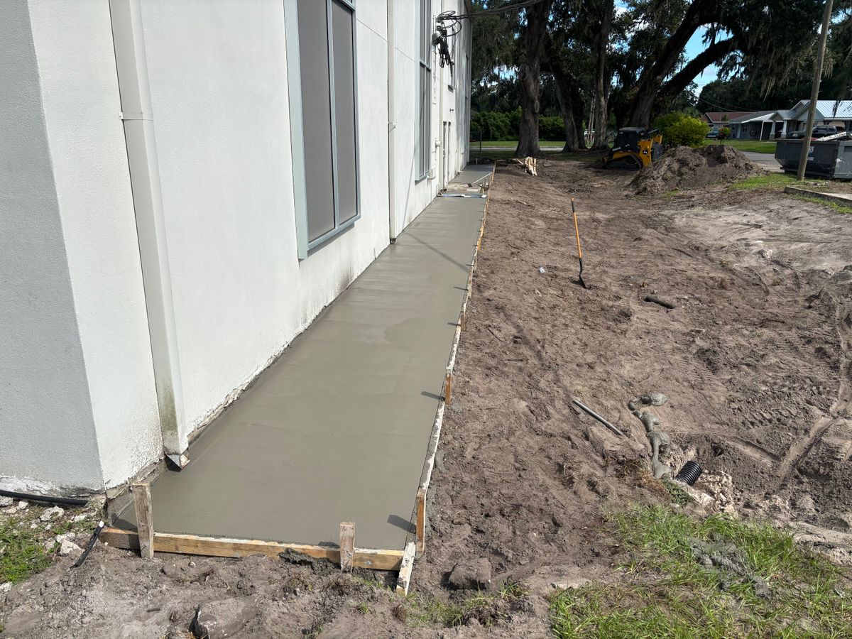 Site Preparation for Parker Land Services in Lakeland, FL