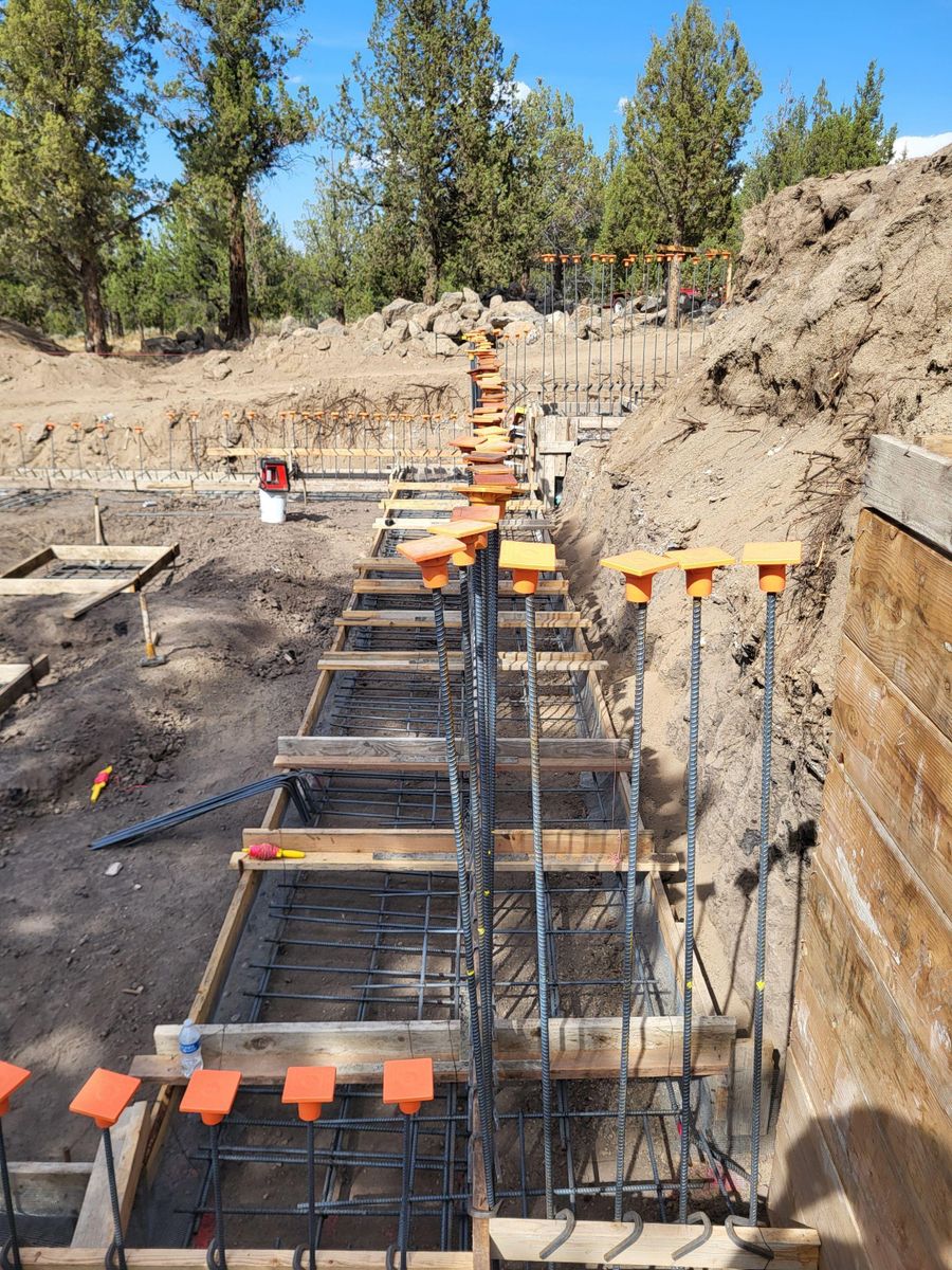 Excavation for TJR Concrete and Construction in Bend, OR