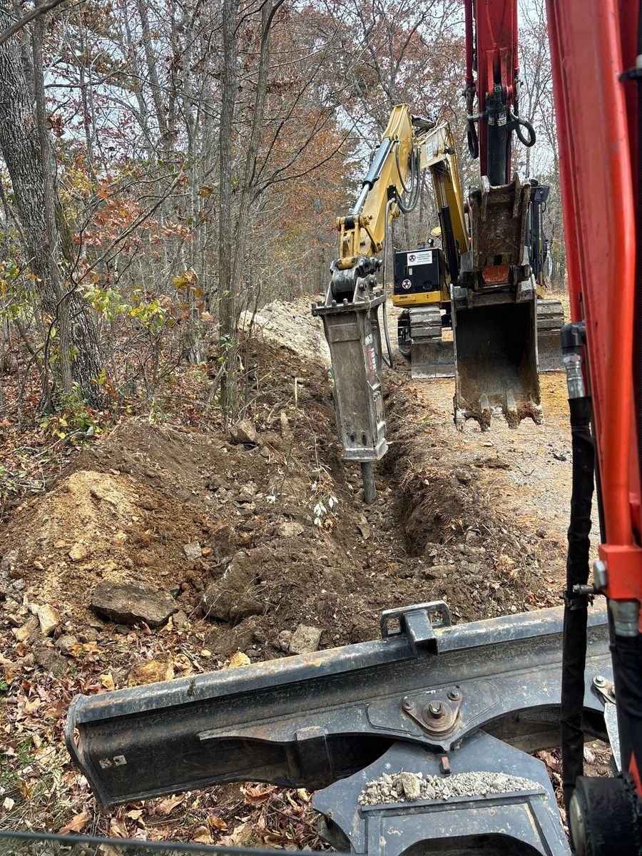 Excavation for TD Dirtworks in Tracy City, TN
