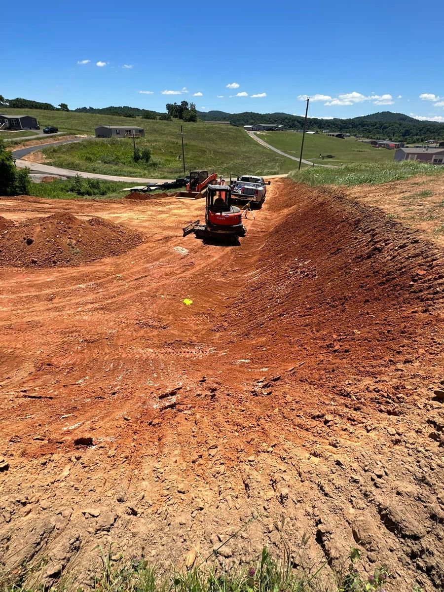 Site Preparation for A&E Excavation in Knoxville, TN