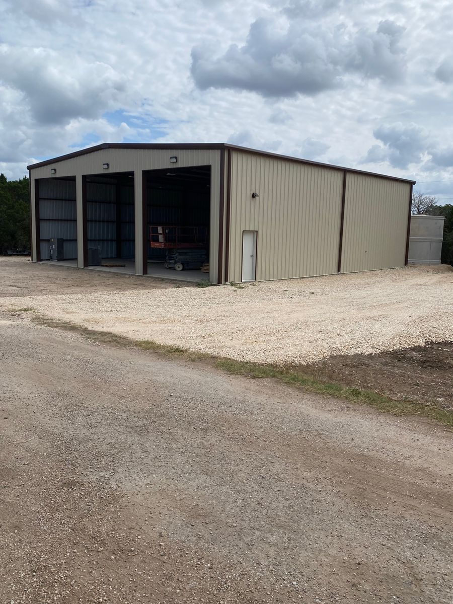 Pre-Engineered Metal Buildings for 292 Construction, LLC in Gonzales County, TX