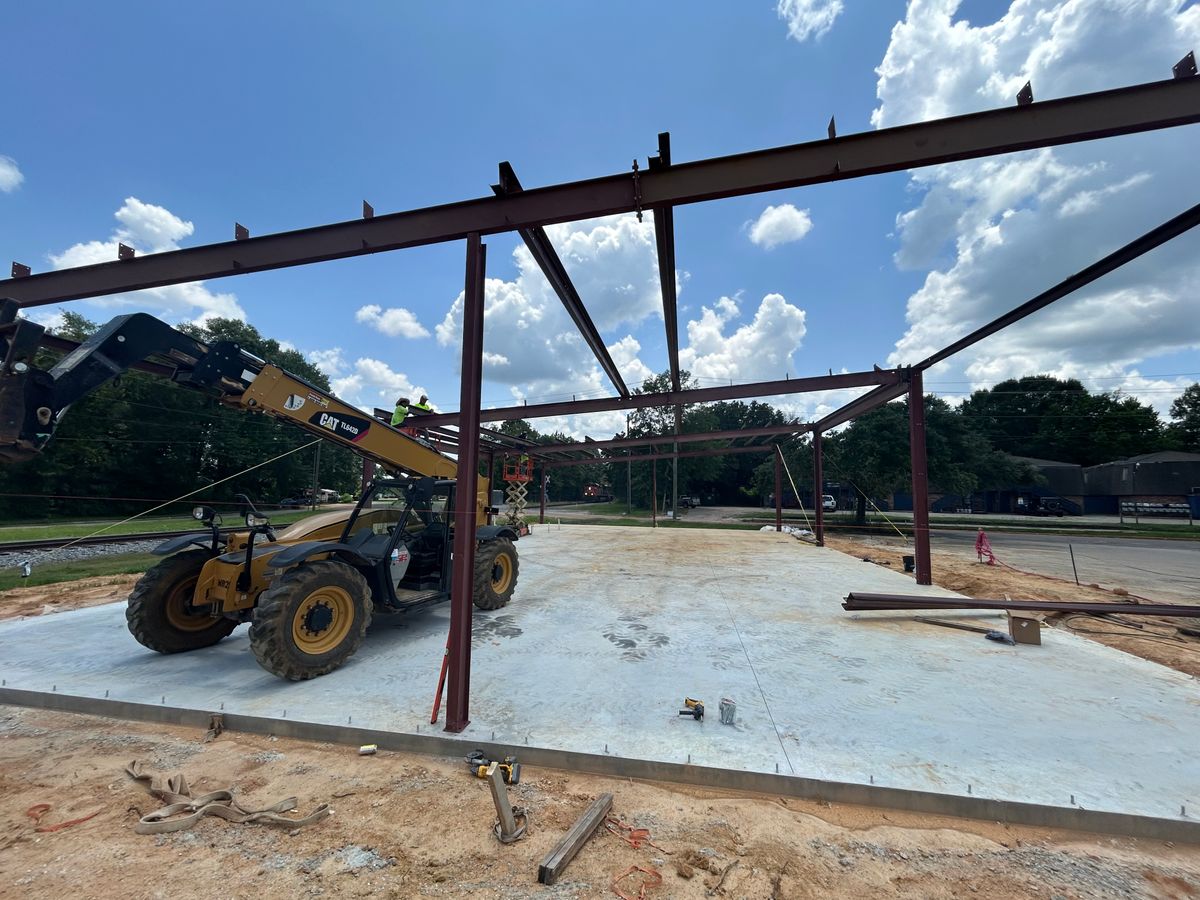 Concrete for Broadway & McMullen Construction in Hattiesburg, MS