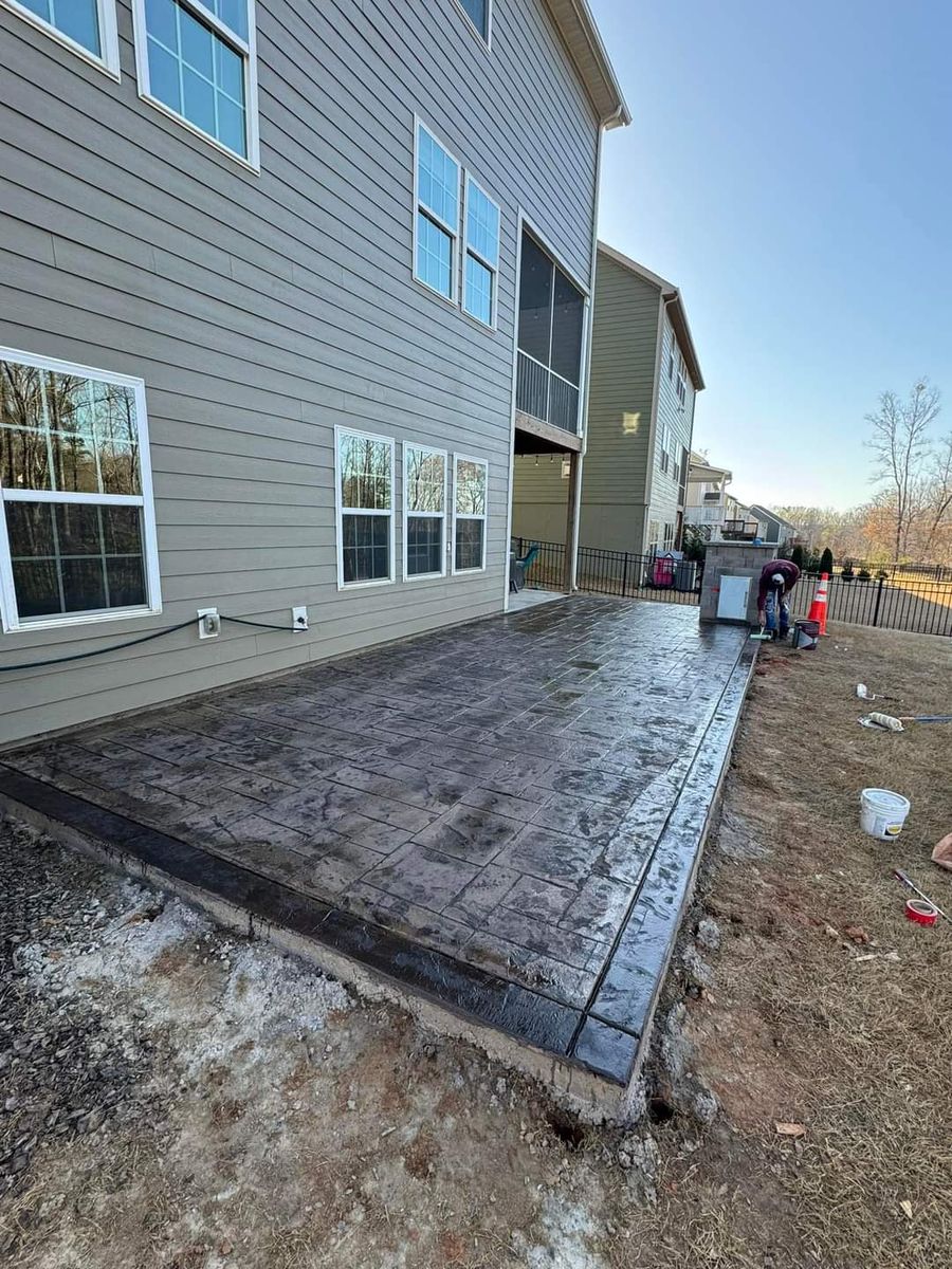 concrete outdoor living design & build for Lawn & Order Solution  in Waxhaw, NC