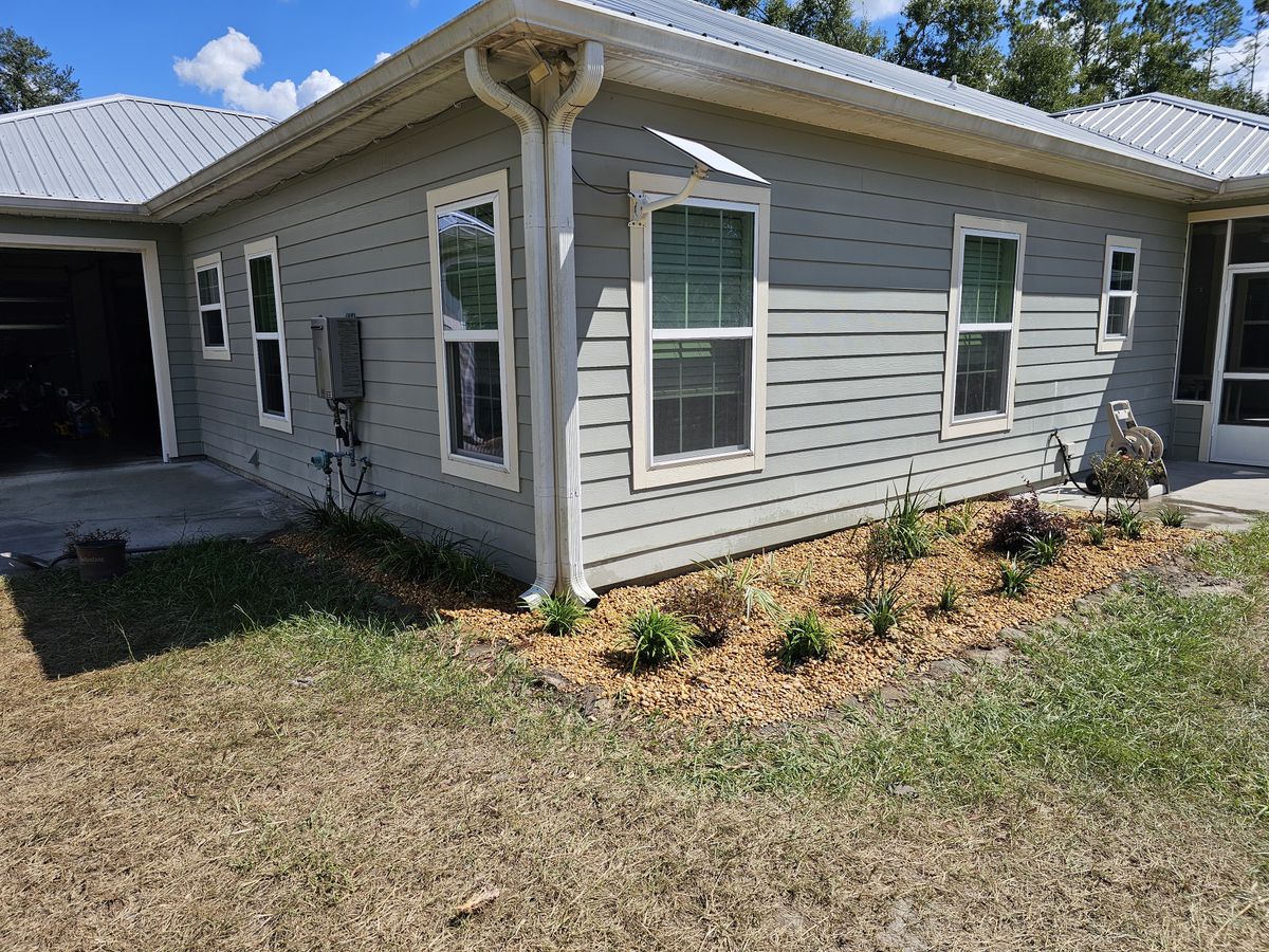 Mulch Installation for Deeper Roots Landscape in High Springs, FL