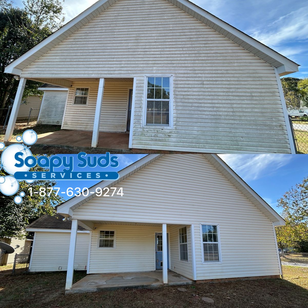 Exterior and Interior Window Cleaning for Soapy Suds Services Georgia in Perry, GA