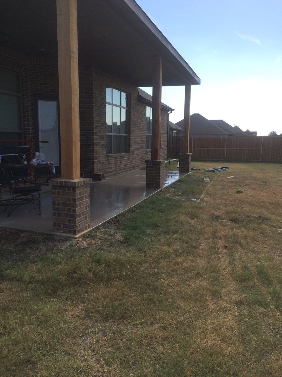 Patio Design & Installation for Texas Express Concrete in Dallas, TX