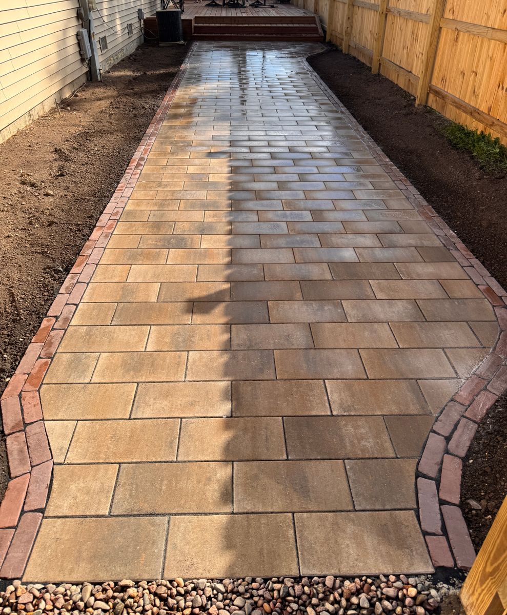 Paver Walkways for H&L Lawn Care LLC in Twin Lakes, WI