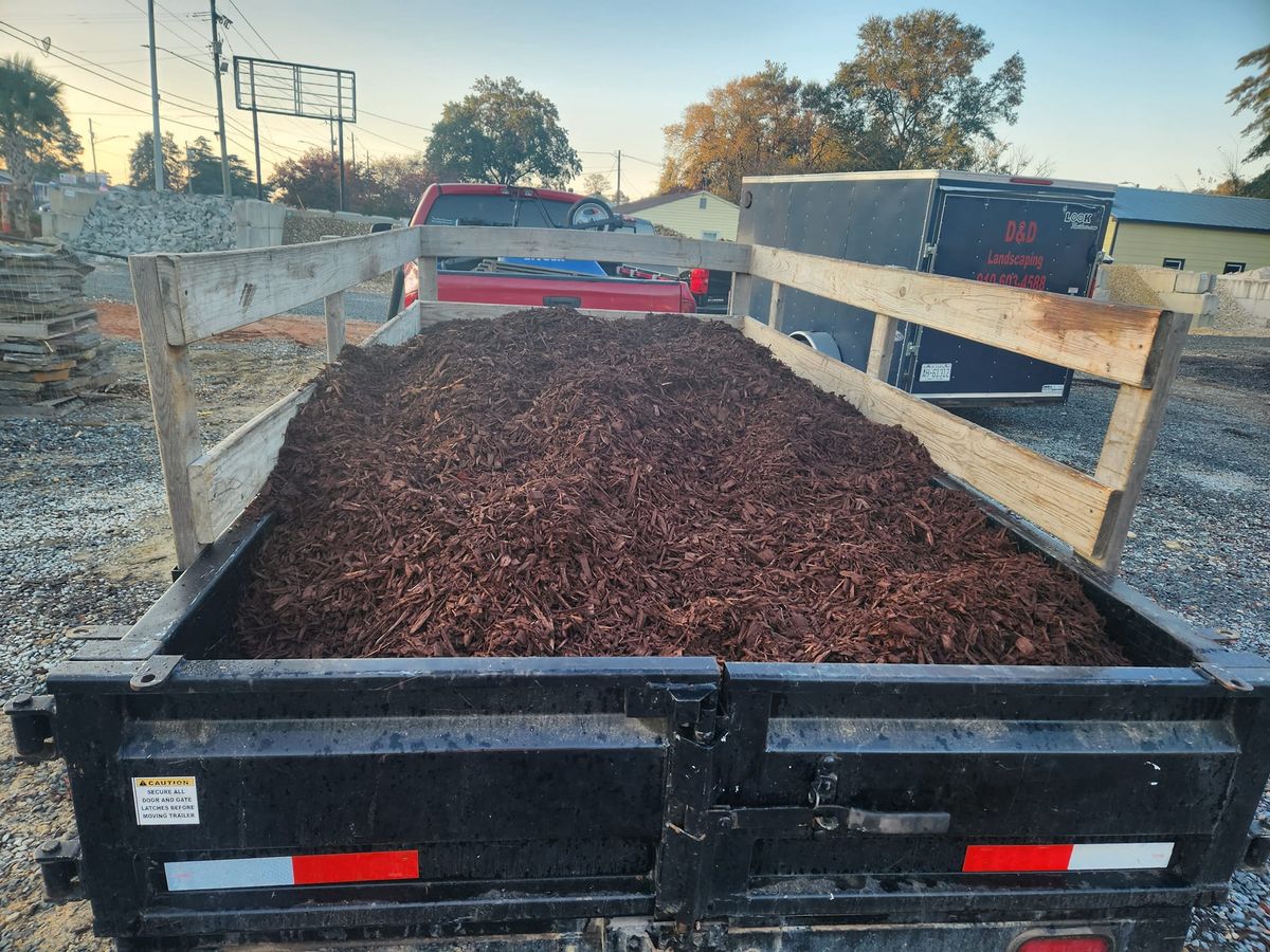 Mulch Installation for South Montanez Lawn Care in Fayetteville, NC