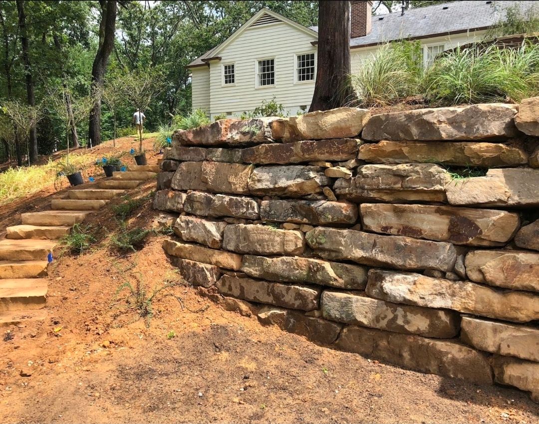 Natural Stone Installation for HT Outdoor Living in Freeport,  FL