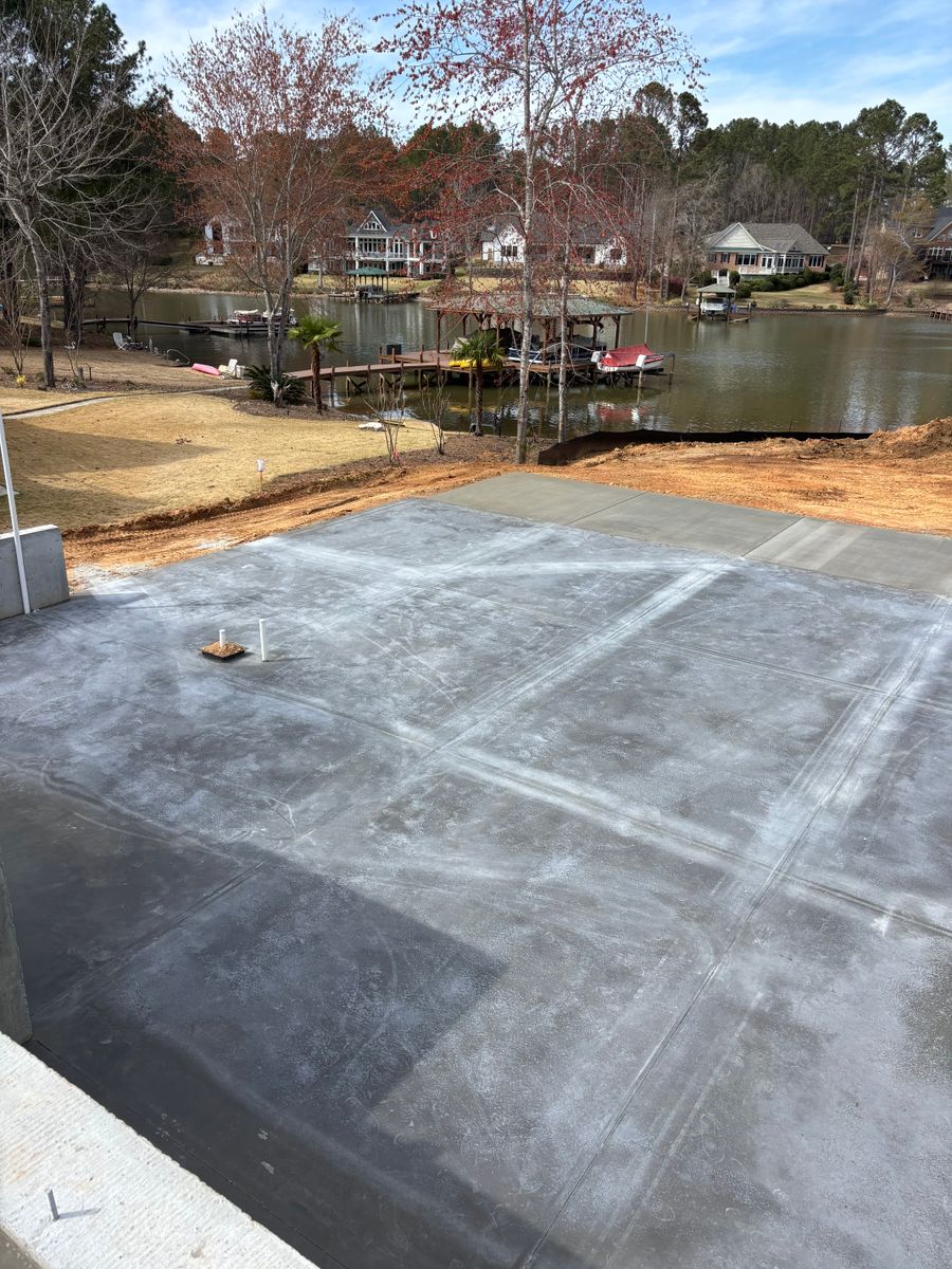 Excavation for Baer & Sons Concrete in Greenwood County, SC