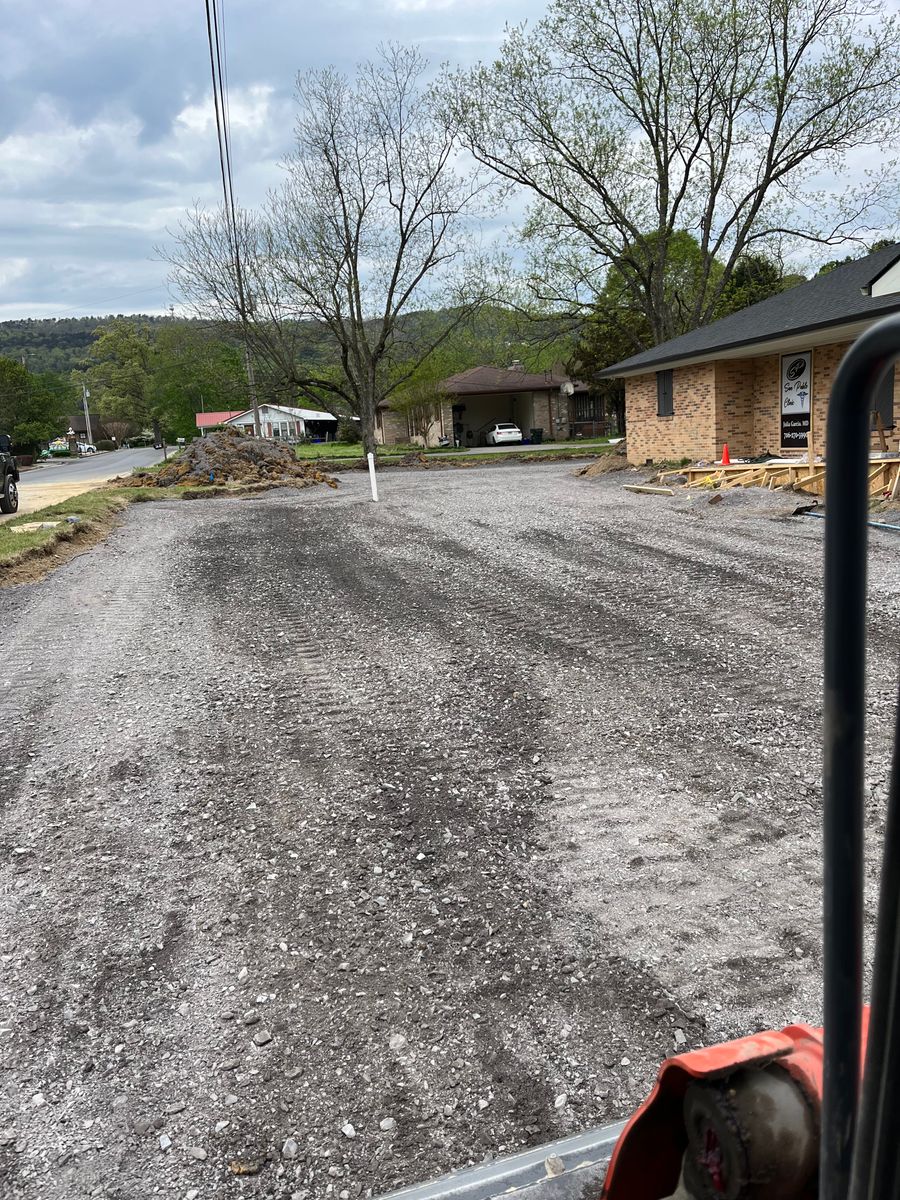 Site Preparation for J.P Landscaping and Excavation in Chattanooga, TN