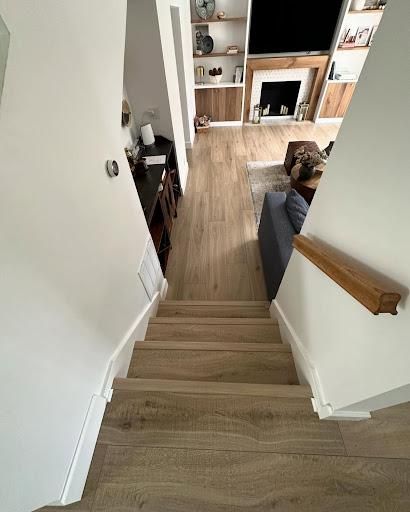 Custom Stair Install for 5A Flooring in Oceanside, CA