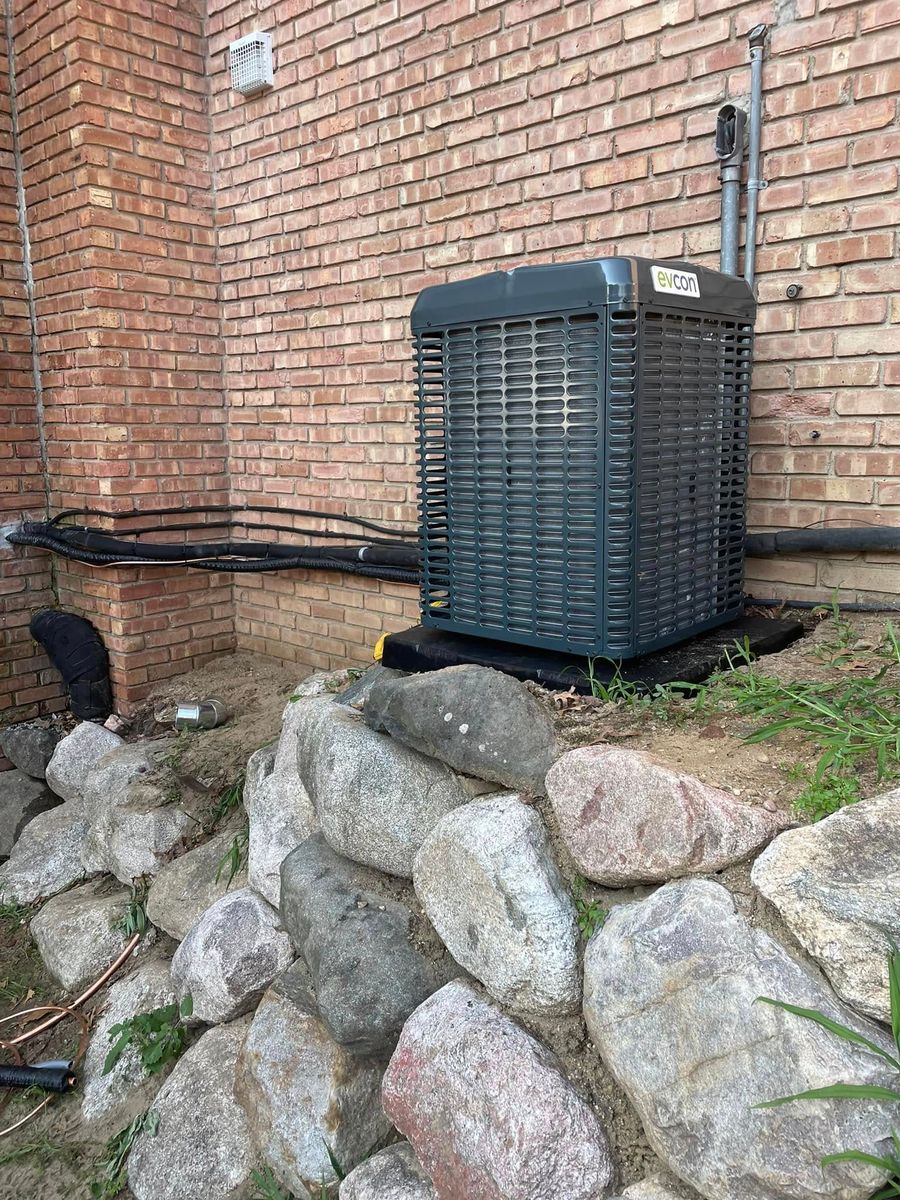 Residential HVAC Installation for Byrd's Nest Heating & Cooling LLC in Farmington, MI
