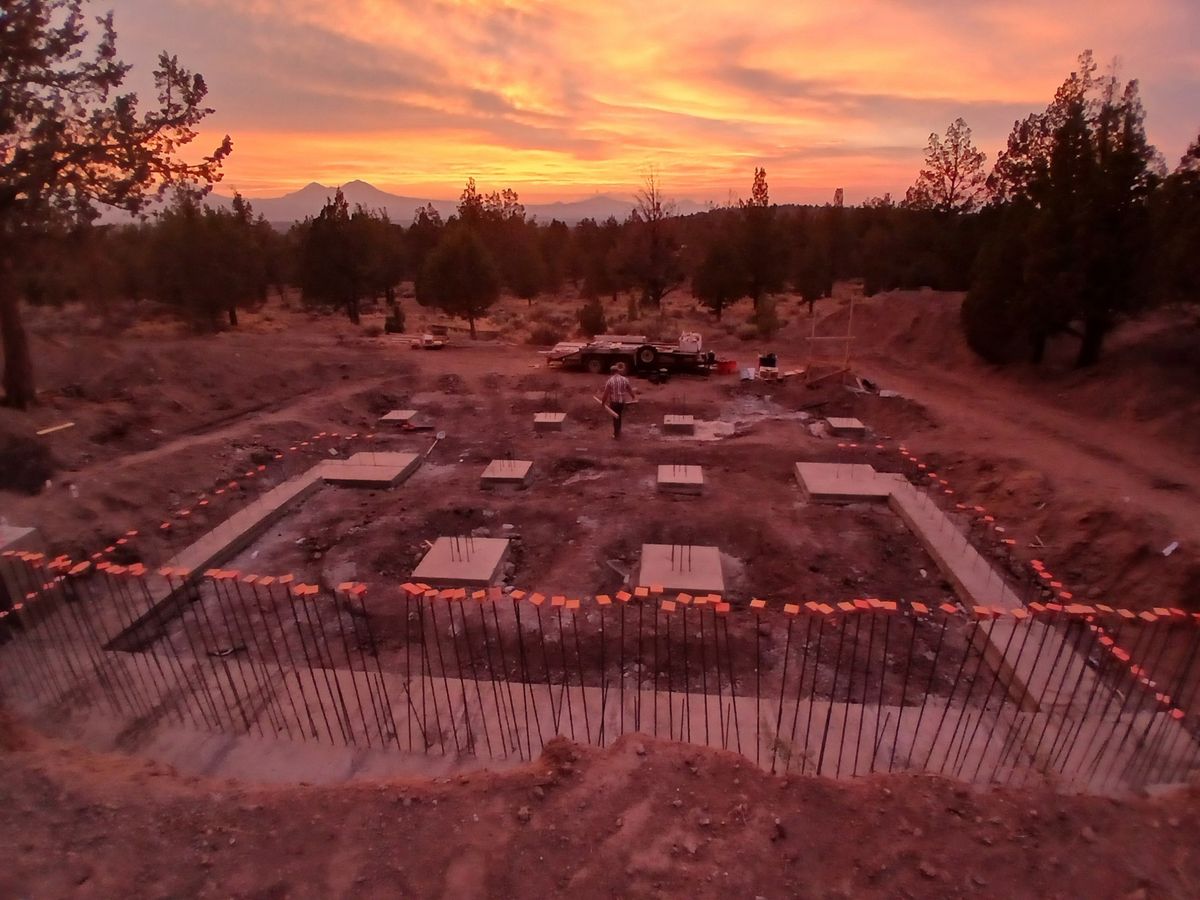 Foundation Work for TJR Concrete and Construction in Bend, OR