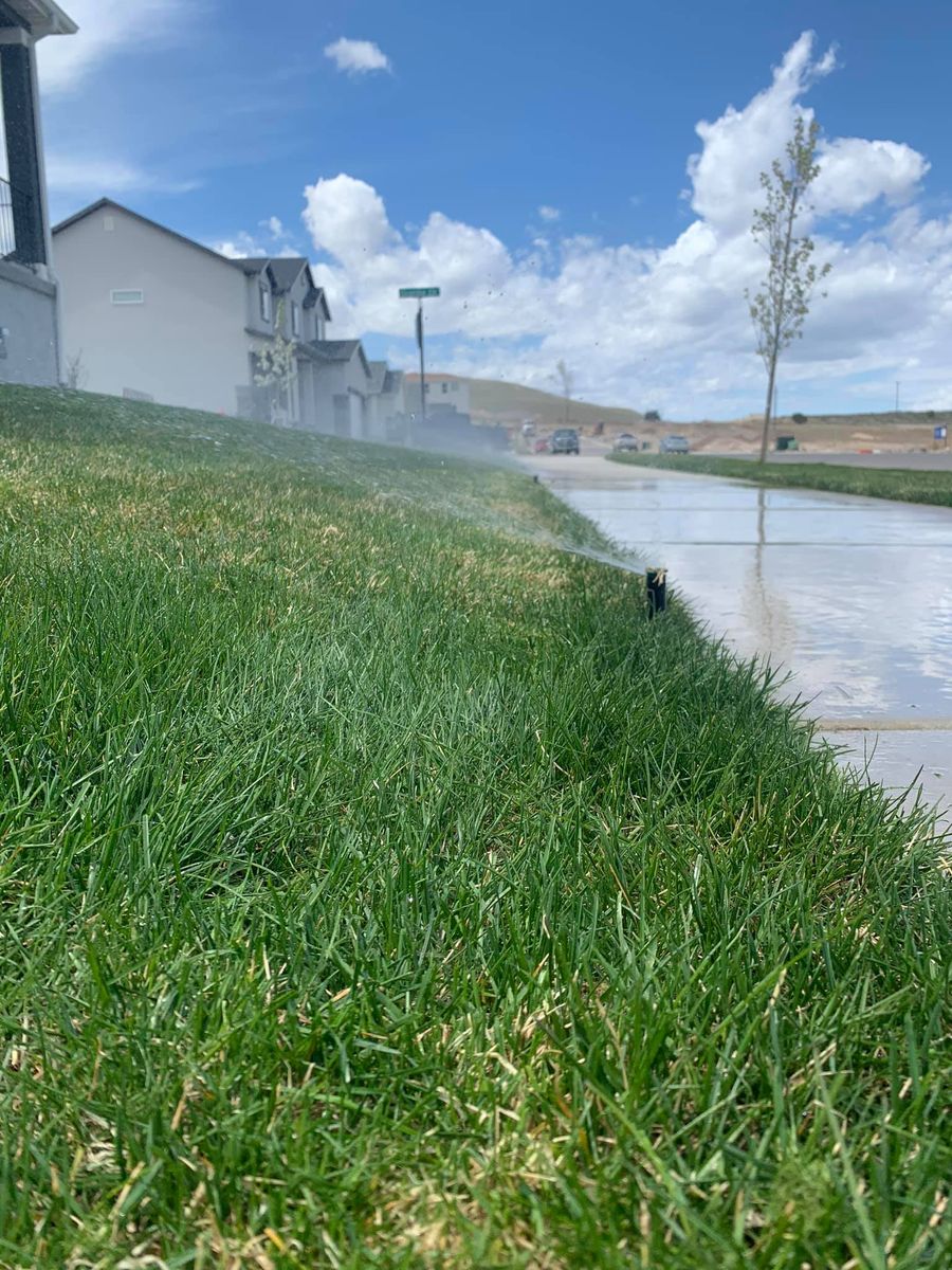 Mowing for Platinum Lawn Service in Santaquin, UT