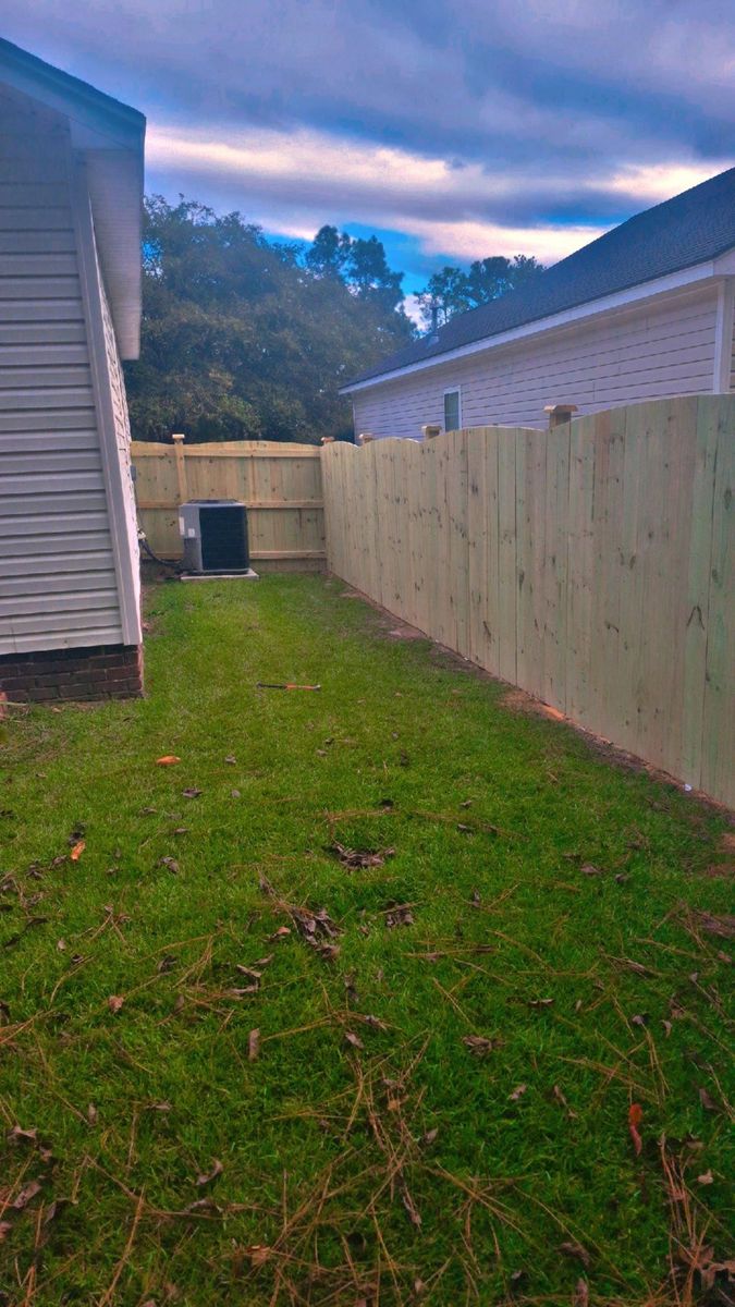 Fence Installation for JB Nealy Fence in Elgin, SC