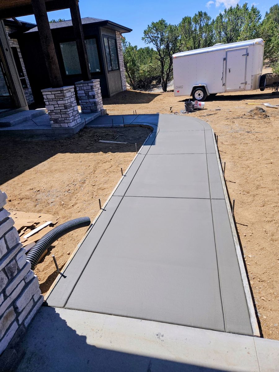 Concrete for Keith Alan Peterson Home Innovation LLC in Buena Vista, CO