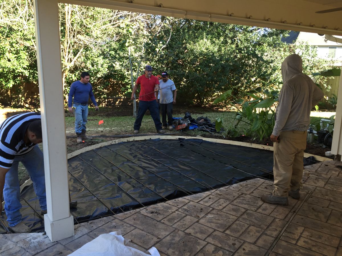 Pool Remodels for Texas Curb N Borders in Houston, TX