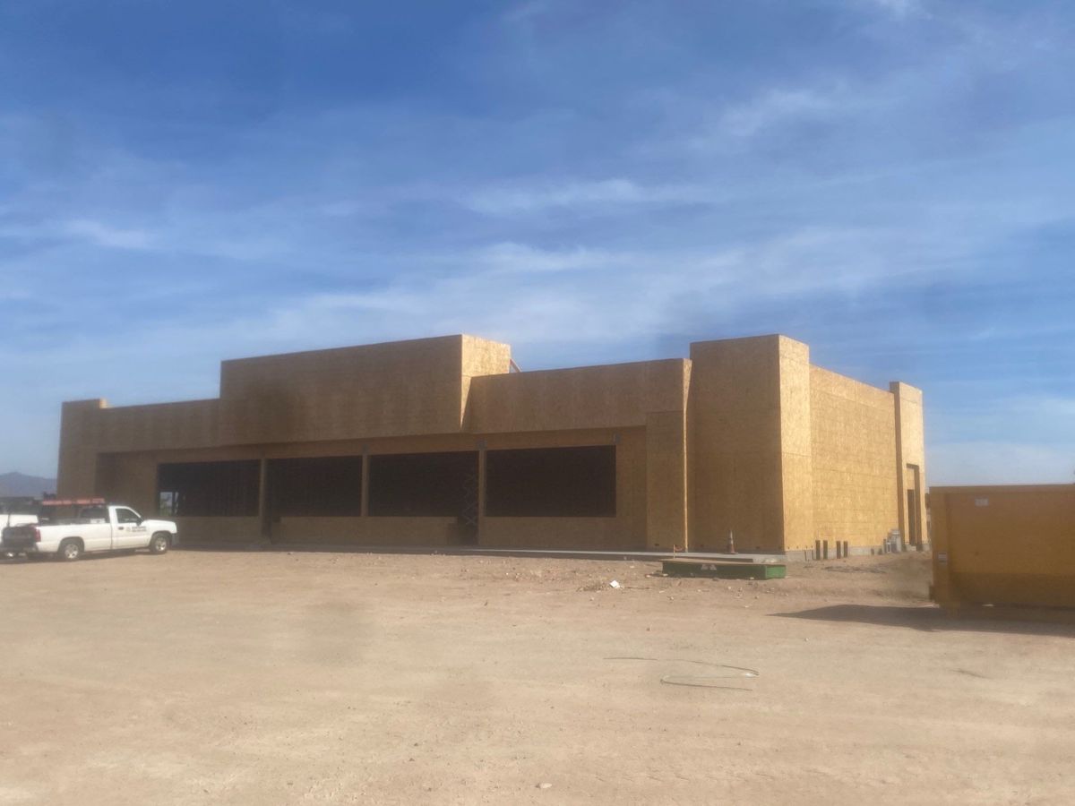 Framing for Ant Farm Construction in Kingman, AZ