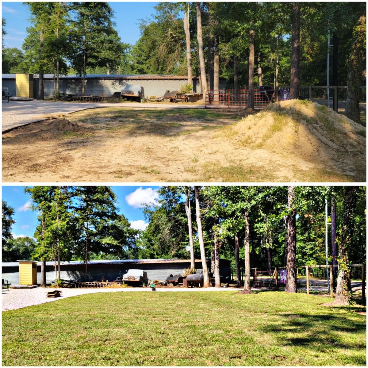 Sod Installation for JT’s Landscaping in Tyler County, TX