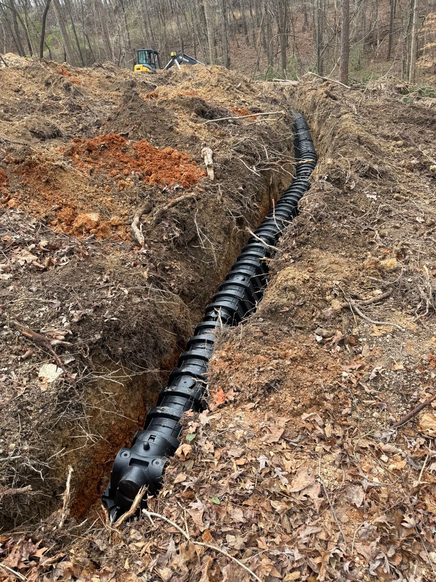 Septic System Installation for Triple H Construction in Cave Spring, GA